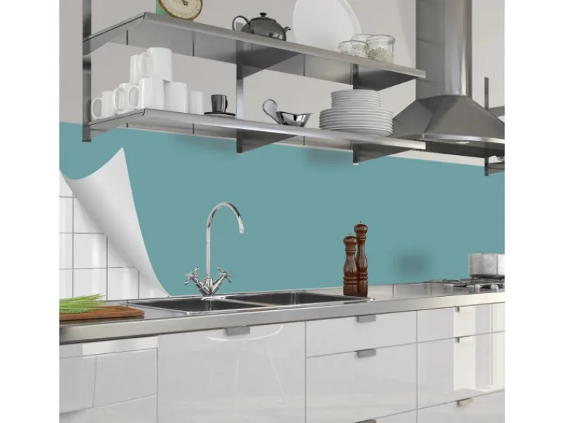 Küchenrückwände<Myspotti Küchenrückwandfolie Lichtgrün Selbstklebend 280 cm x 60 cm