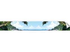 Küchenrückwände<Myspotti Küchenrückwandfolie Seychellen Selbstklebend 450 cm x 60 cm