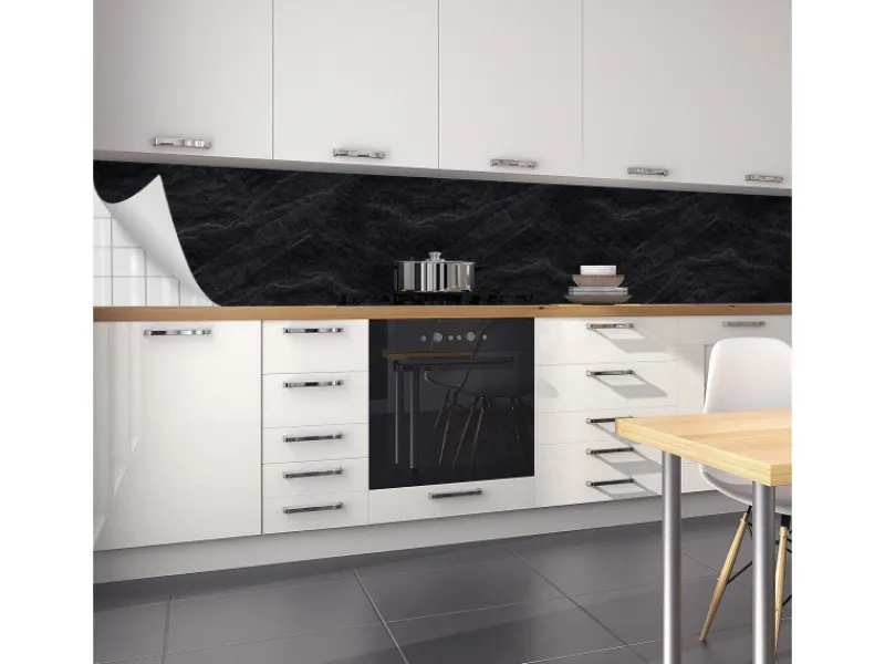 Küchenrückwände<Myspotti Küchenrückwandfolie Slate Selbstklebend 450 cm x 60 cm