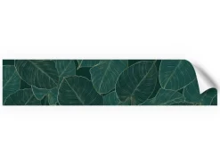 Clearance Myspotti Küchenrückwandfolie Leaves Green Selbstklebend 280 cm x 60 cm