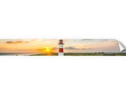 Myspotti Küchenrückwandfolie Leuchtturm Sylt Selbstklebend 450 cm x 60 cm< Küchenrückwände