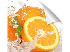 Küchenrückwände<Myspotti Küchenrückwandfolie Aqua Orange Selbstklebend 450 cm x 60 cm