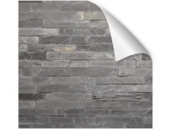 Clearance Myspotti Küchenrückwandfolie Black Bricks Selbstklebend 280 cm x 60 cm