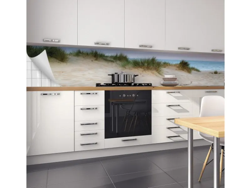 Küchenrückwände<Myspotti Küchenrückwandfolie Dünenpanorama Selbstklebend 450 cm x 60 cm