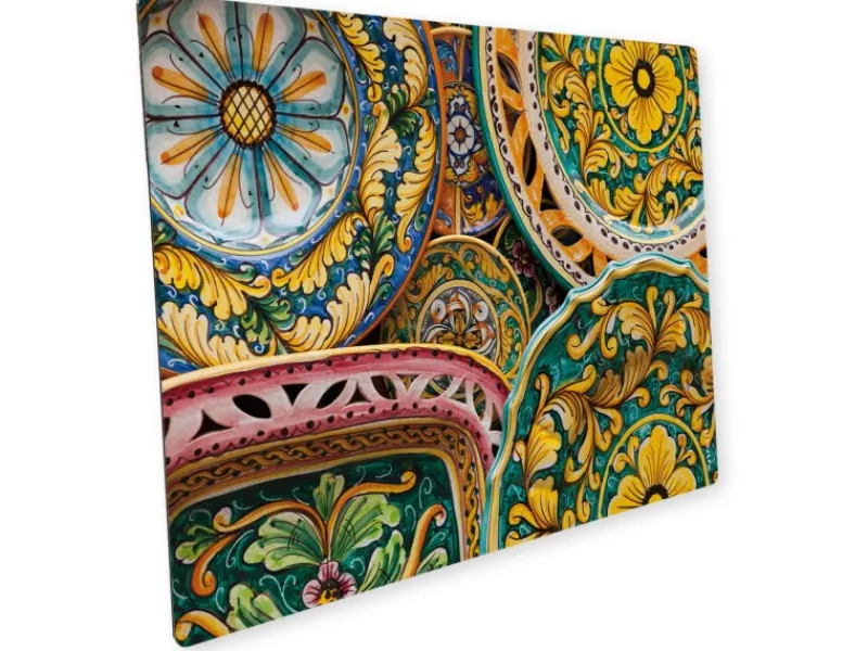 Myspotti Mini-Spritzschutzplatte Ceramica 59 cm x 41 cm Bunt< Küchenrückwände|Kochfelder