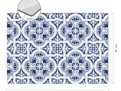 Outlet Myspotti Mini-Spritzschutzplatte Apollon 59 cm x 41 cm Fliesenoptik