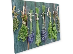 Myspotti Mini-Spritzschutzplatte Kräuter der Provence 59 cm x 41 cm< Küchenrückwände|Kochfelder
