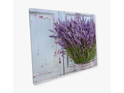 Outlet Myspotti Mini-Spritzschutzplatte Vintage Lavendel 59 cm x 41 cm
