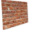 Clearance Myspotti Mini-Spritzschutzplatte Brick Wall 59 cm x 41 cm Braun