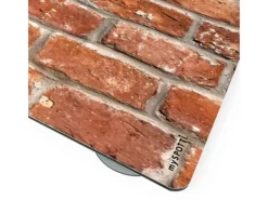Clearance Myspotti Mini-Spritzschutzplatte Brick Wall 59 cm x 41 cm Braun