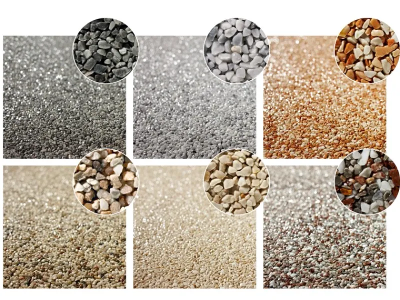 Discount Quick Mix Naturstein-Teppich Marmorkiesel 20 kg Nebelgrau