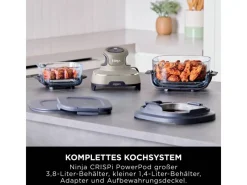 Ninja Glas-Heißluftfritteuse FN101EUST CRISPi 4-in-1< Haushaltsgeräte
