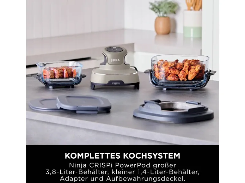 Ninja Glas-Heißluftfritteuse FN101EUST CRISPi 4-in-1< Haushaltsgeräte