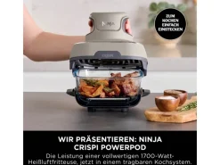 Ninja Glas-Heißluftfritteuse FN101EUST CRISPi 4-in-1< Haushaltsgeräte