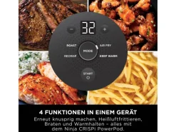 Ninja Glas-Heißluftfritteuse FN101EUST CRISPi 4-in-1< Haushaltsgeräte