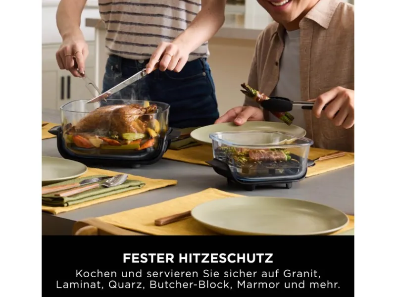 Ninja Glas-Heißluftfritteuse FN101EUST CRISPi 4-in-1< Haushaltsgeräte