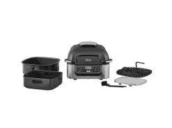 Ninja Grill und Heißluftfritteuse AG301EU Foodi Grau-Schwarz< Haushaltsgeräte
