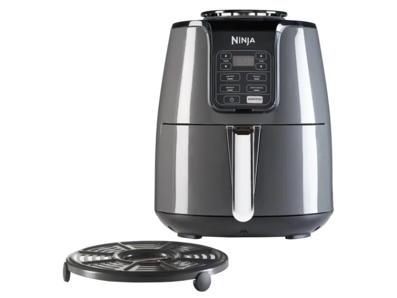 Best Ninja Heißluftfritteuse AF100EU Grau-Schwarz