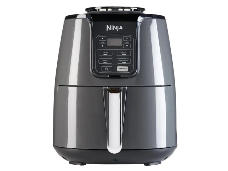 Best Ninja Heißluftfritteuse AF100EU Grau-Schwarz