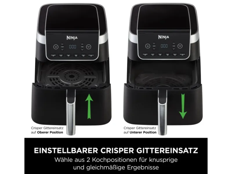 Ninja Heißluftfritteuse Max Pro AF180EU 6,2 l< Haushaltsgeräte