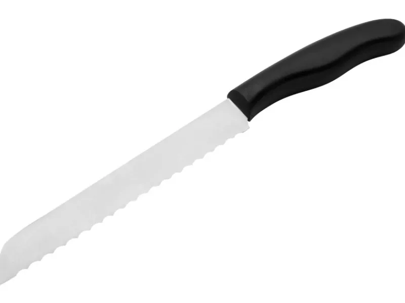 Nirosta Brotmesser Fit 31 cm Silber-Schwarz< Küchenhelfer