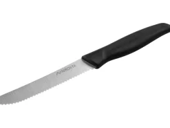 Nirosta Frühstücksmesser Basic 20 cm Schwarz< Küchenhelfer