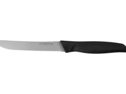 Nirosta Frühstücksmesser Basic 20 cm Schwarz< Küchenhelfer