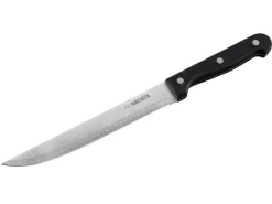 Nirosta Küchenhelfer<Küchenmesser Mega 30 cm Silber-Schwarz