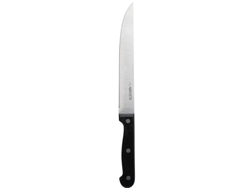 Nirosta Küchenhelfer<Küchenmesser Mega 30 cm Silber-Schwarz