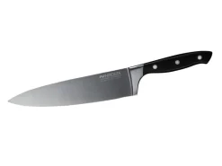 New Nirosta Kochmesser Trinity 34 cm Silber-Schwarz
