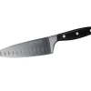 Nirosta Küchenhelfer<Kochmesser Trinity 29 cm Silber-Schwarz