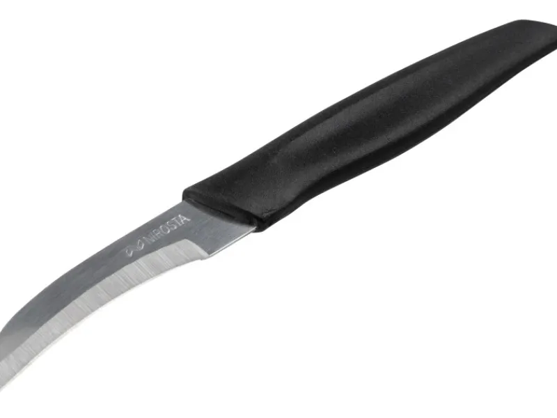 Nirosta Schälmesser Basic 17 cm Schwarz< Küchenhelfer