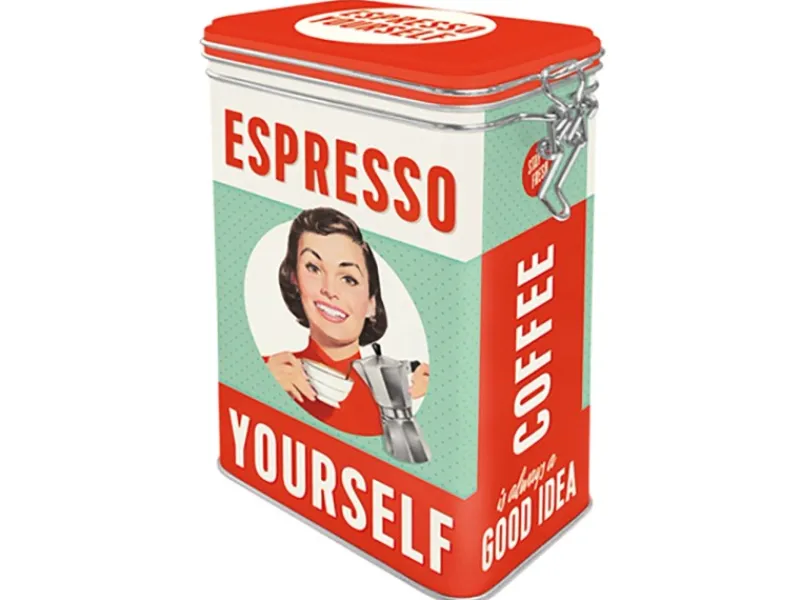 Nostalgic-Art Aromadose Espresso Yourself 17,5 x 11 x 7,5 cm< Vorratsdosen|Vorratsbehälter
