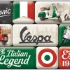 Nostalgic-Art Magnet-Set Vespa Italian Legend< Küchenhelfer