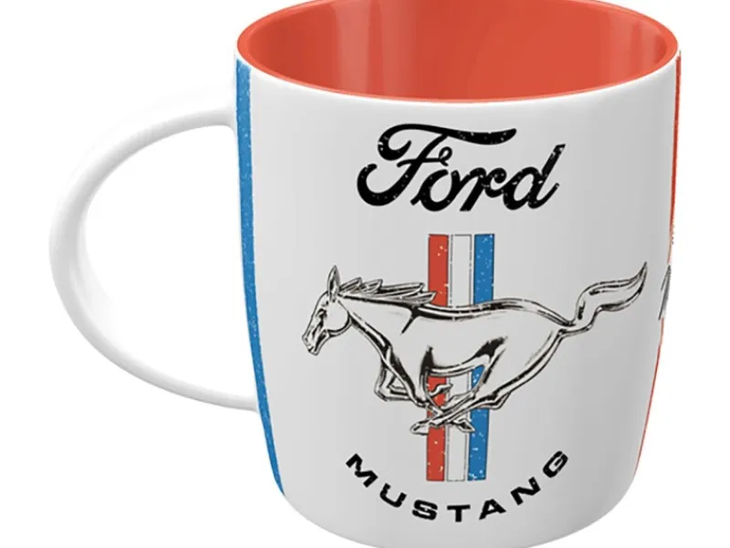 Nostalgic-Art Geschirr<Tasse Ford Mustang Horse & Stripes Logo