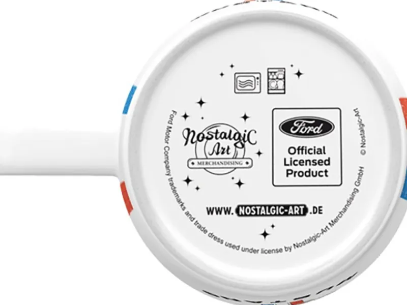 Nostalgic-Art Geschirr<Tasse Ford Mustang Horse & Stripes Logo