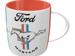 Nostalgic-Art Geschirr<Tasse Ford Mustang Horse & Stripes Logo