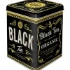 Nostalgic-Art Teedose Black Tea 9,5 x 7,5 x 7,5 cm Schwarz< Vorratsdosen|Vorratsbehälter