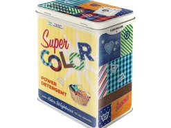 New Nostalgic-Art Vorratsdose Super Color Detergent L 10 cm x 14 cm x 20 cm