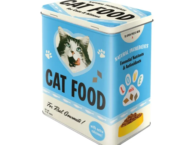 Nostalgic-Art Vorratsdose Cat Food Love Mix L< Vorratsdosen