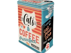 Outlet Nostalgic-Art Vorratsdose Cats & Coffee
