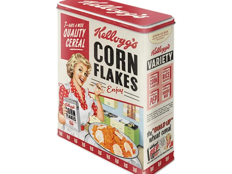 Discount Nostalgic-Art Vorratsdose Kellogg's - Corn Flakes 26 cm x 19 cm x 8 cm