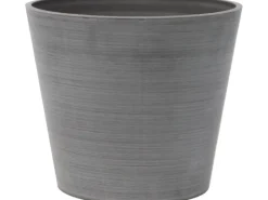 Nova Vita Planzentopf Rund 35 cm x 40 cm Grau< Töpfe
