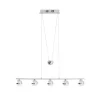 Discount Näve LED-Gegenzug-Pendelleuchte Sphere Chrome 150 cm x 90 cm x 7 cm