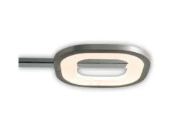 Näve Kücheninseln<LED-Pendelleuchte Beam Stahl-Blank 150 cm x 100 cm x 16 cm 4er-Set