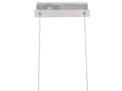 Näve Kücheninseln<LED-Pendelleuchte Beam Stahl-Blank 150 cm x 100 cm x 16 cm 4er-Set
