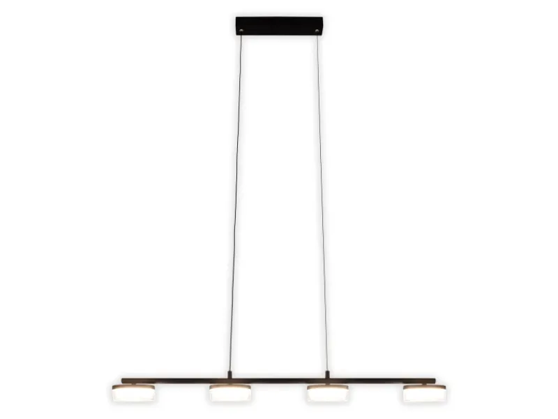 Näve LED-Pendelleuchte Cimo Schwarz 150 cm x 96 cm x 12 cm 4er-Set< Kücheninseln