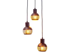 Näve Pendelleuchte Casco Schwarz Ø 25 cm x 120 cm 3er-Set< Kücheninseln