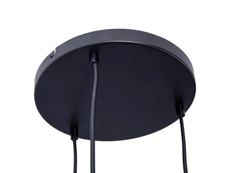 Näve Pendelleuchte Casco Schwarz Ø 25 cm x 120 cm 3er-Set< Kücheninseln