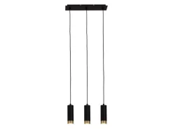 Näve Pendelleuchte Fridu Schwarz 150 cm x 48 cm x 9 cm 3er-Set< Kücheninseln